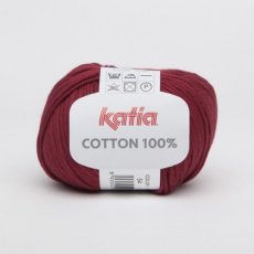 Cotton 100% 54 wijnrood - Katia