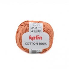 Cotton 100% 62 roestbruin Cotton 100% 62 roestbruin - Katia