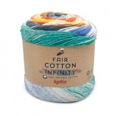 Fair Cotton Infinity 104 Fair Cotton Infinity 104 groen-blauw-ultramarijn-blauw-bruin-geel