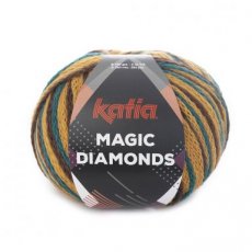 Magic Diamonds 56 groenblauw-oker-bruin Magic Diamonds 56 groenblauw-oker-bruin - Katia