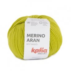Merino Aran 100 geelachtig groen - Katia
