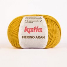 Merino Aran 41 licht mosterdgeel- Katia