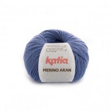 Merino Aran 45 blauw - Katia