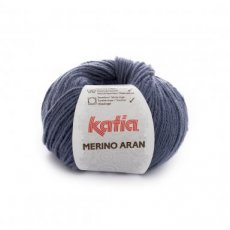 Merino Aran 58 mediumblauw - Katia
