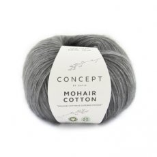 Mohair Cotton 71 grijs - Katia