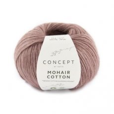 Mohair Cotton 75 medium bleekrood - Katia