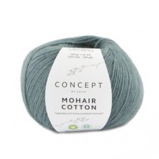 Mohair Cotton 85 munt-turquoise - Katia