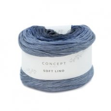 Soft Lino 611 blauw-grijs